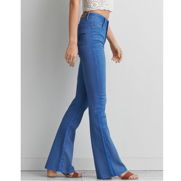 high waisted flare jeans american eagle